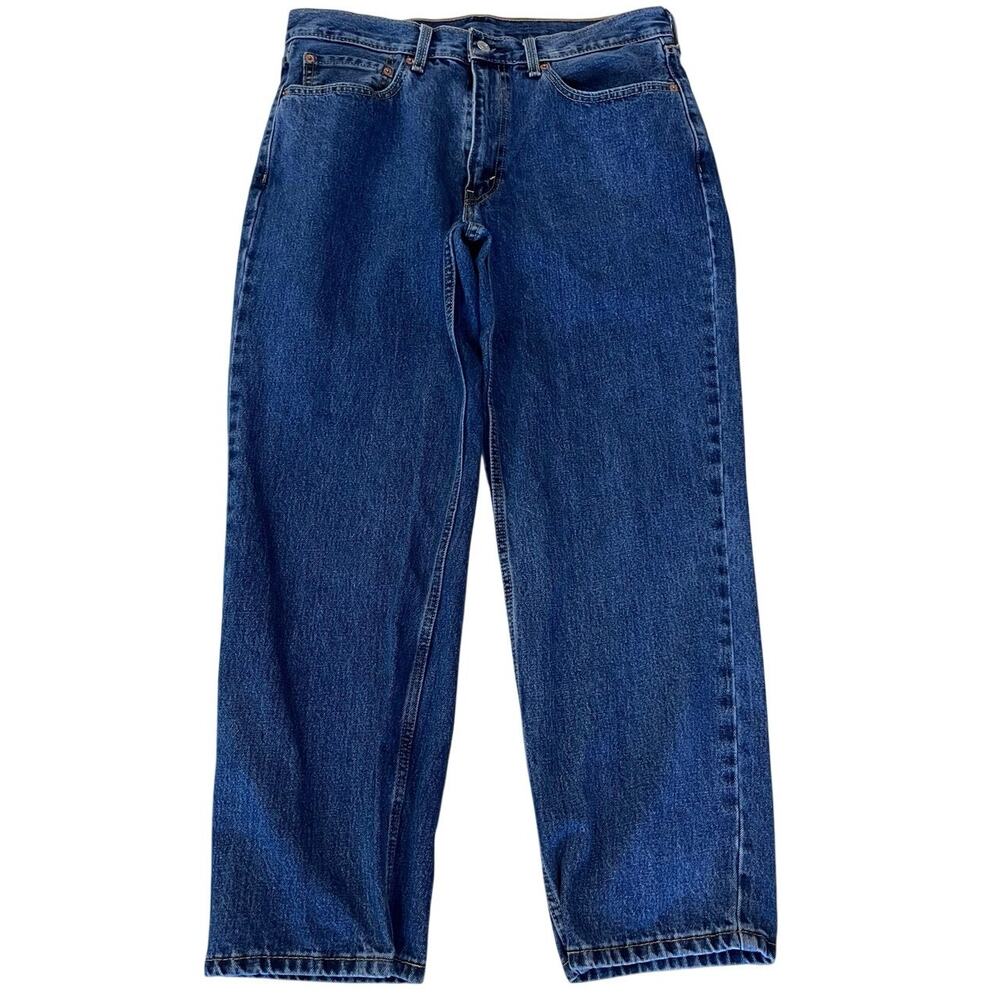 Levi's 550 Jeans Men's 34/29 Relaxed Fit Tapered Blue Wash Red Tab